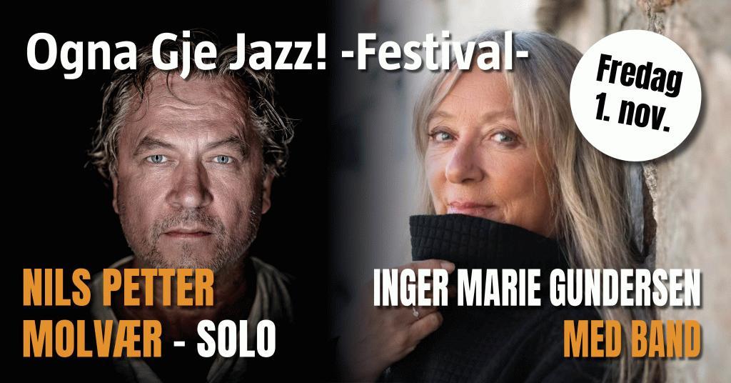 Poster til Ogna Gje Jazz festival på Ogna Scene