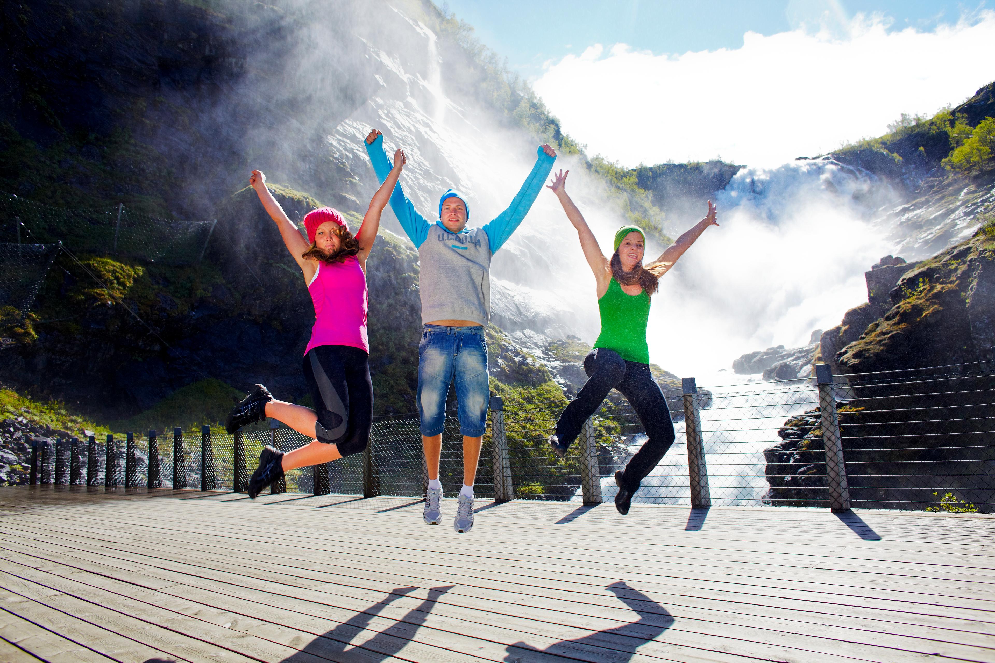 Kjosfossen, Flåmsdalen