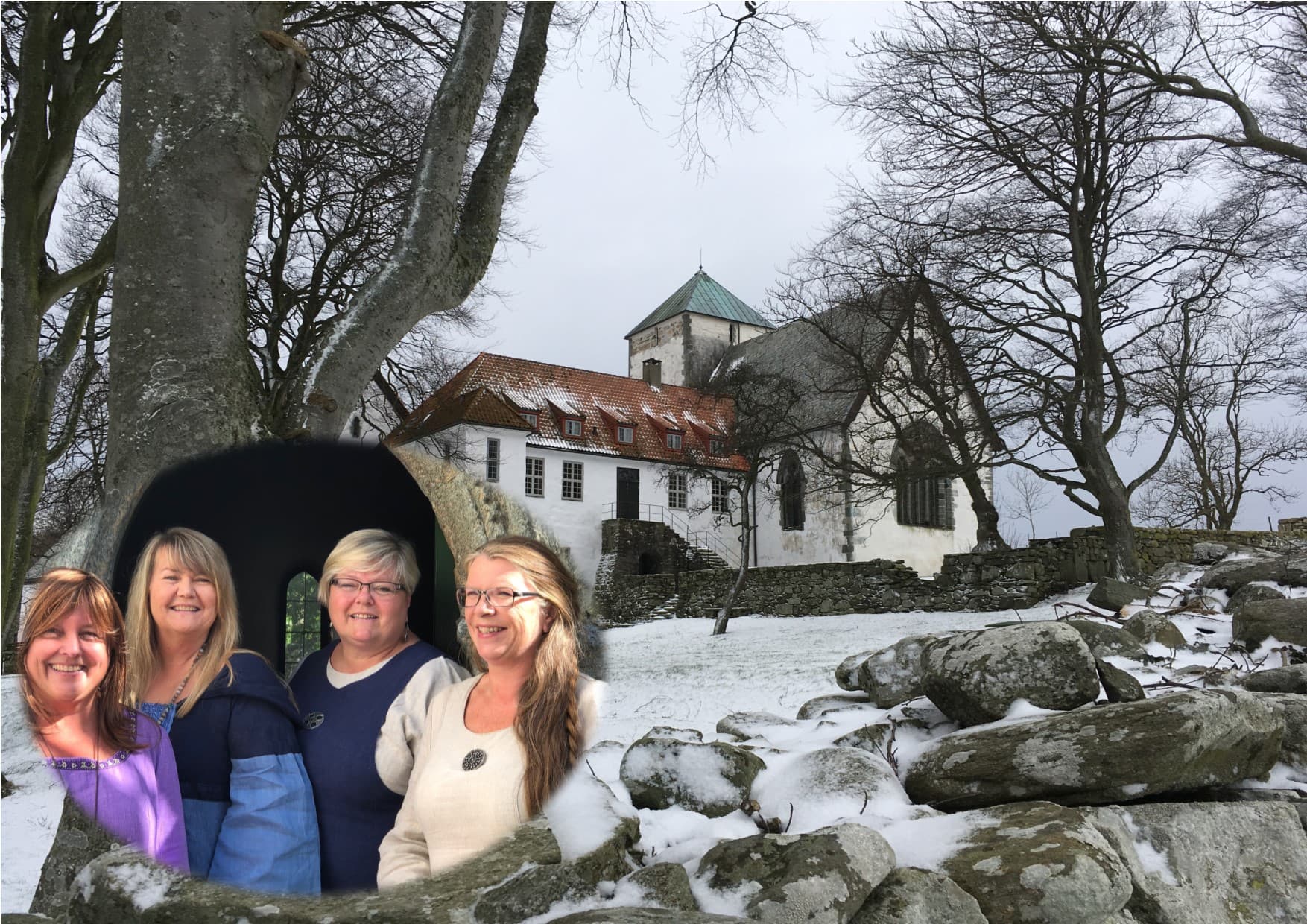 Bilde av utstein kloster og kvartetten Tilia Cordata