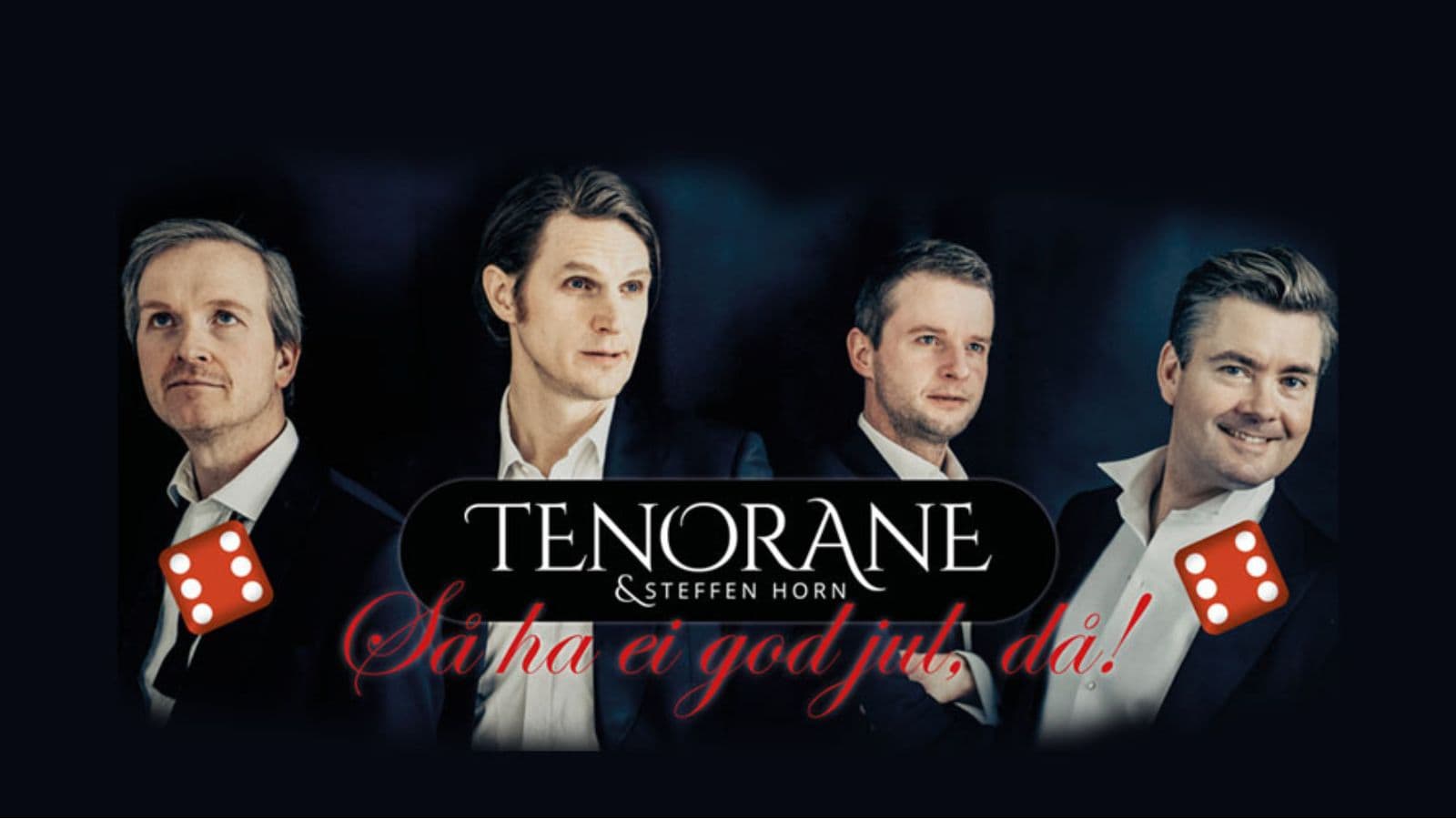 Tenorene Henrik Hundsnes, Aasmund Kaldestad, David Fielder og pianist Steffen Horn