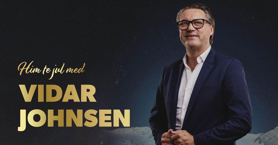 Plakat til julekonsert med Vidar Johnsen