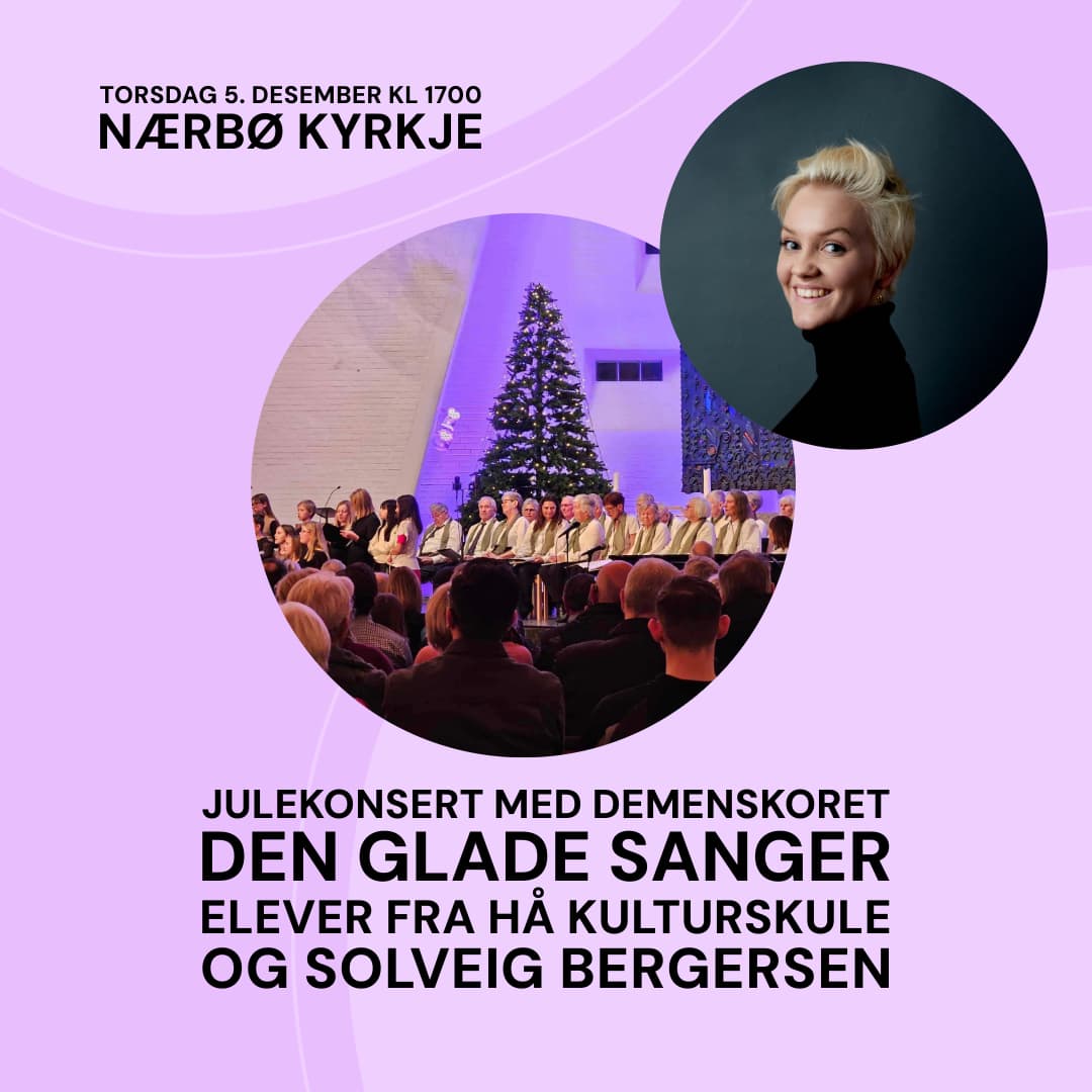 Demenskoret DEN GLADE SANGER og Solveig Bergersen