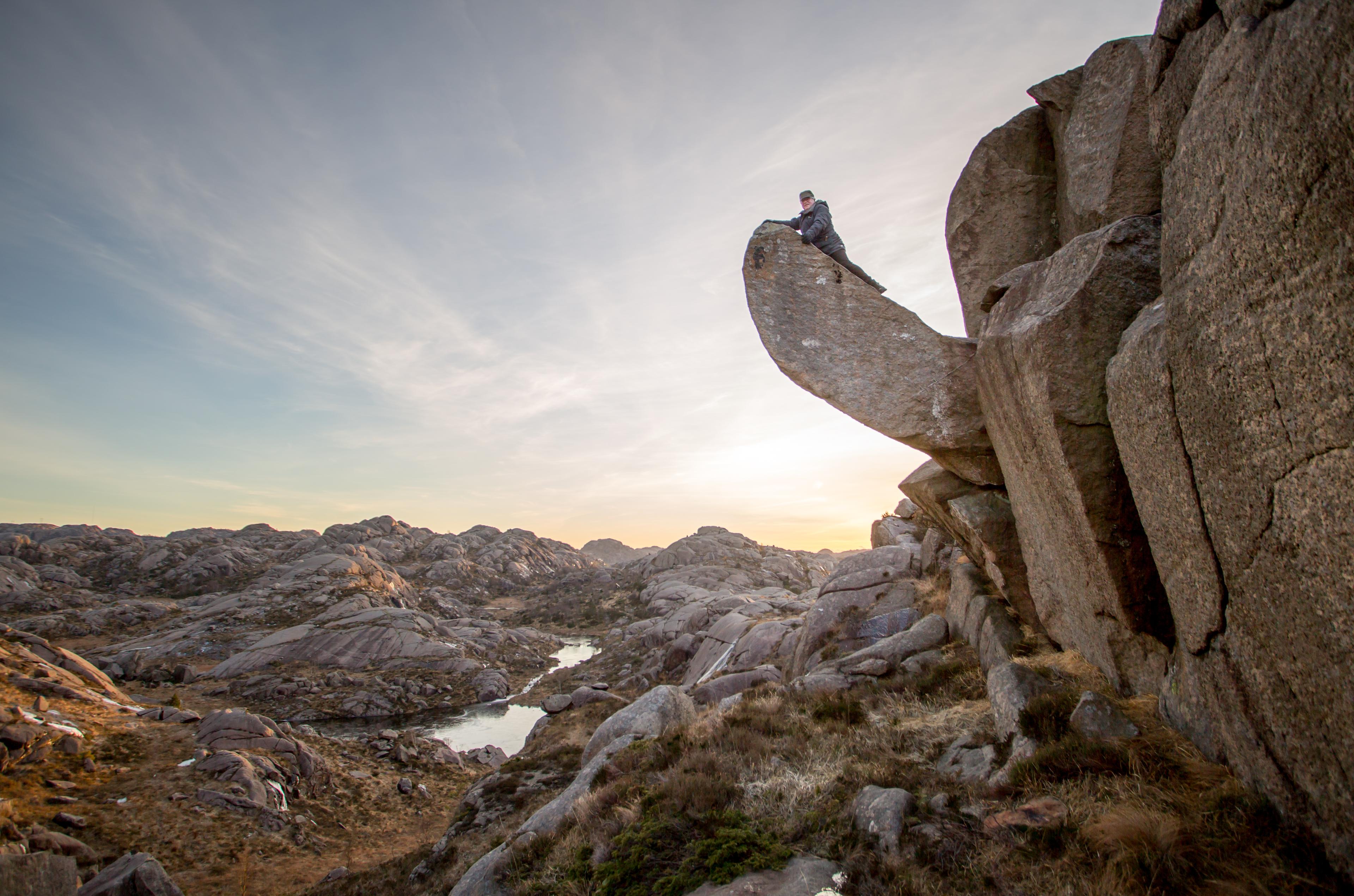 Trollpikken solnedgang