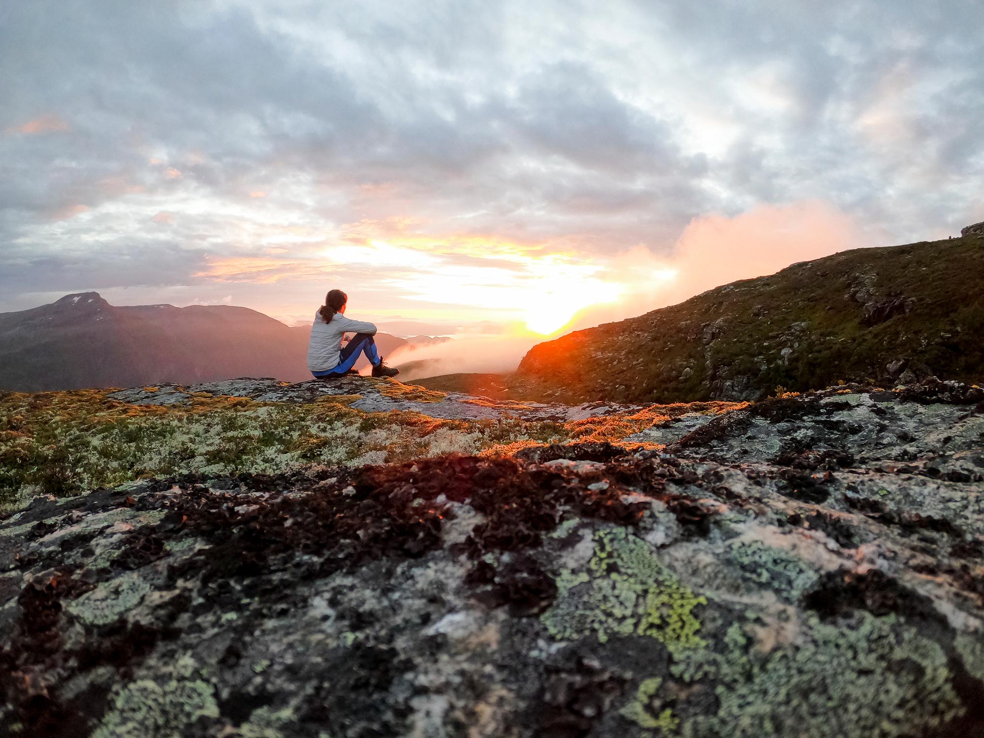 Solnedgang i Trollheimen