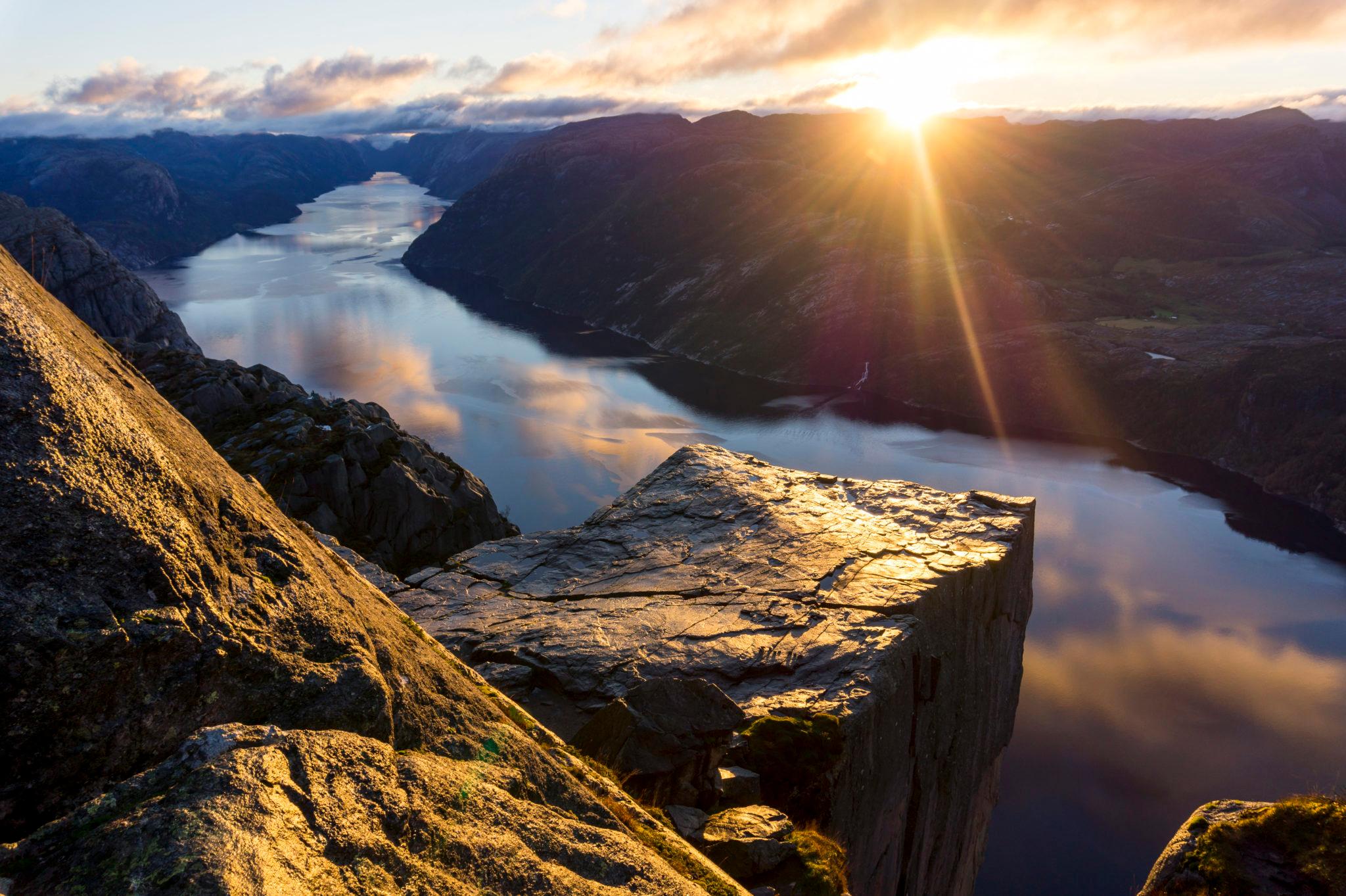 Preikestolen og Lysefjorden