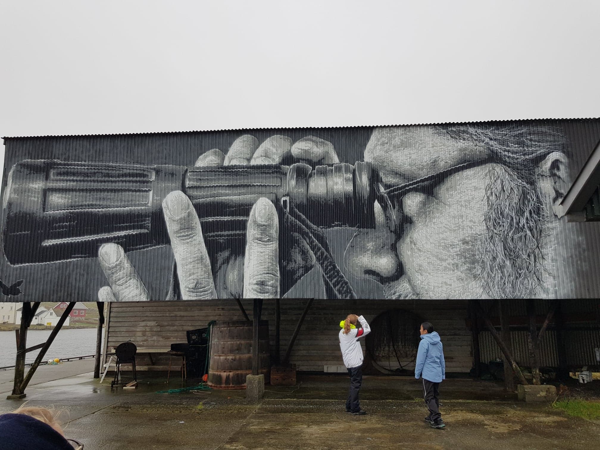 UtsirArt på sjøhus på Utsira.