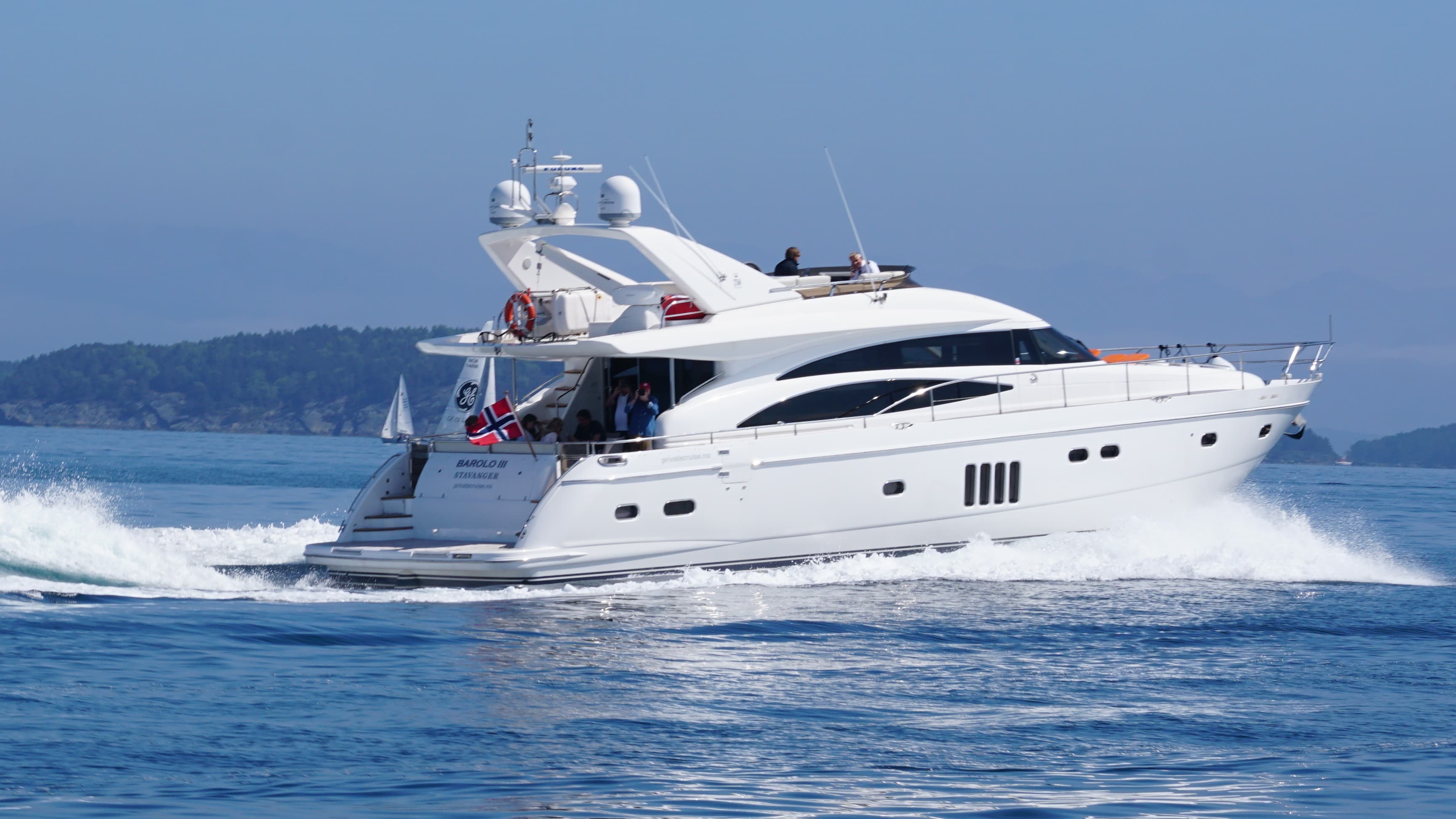 BAROLO III YACHT ligger ved kai i Stavanger.