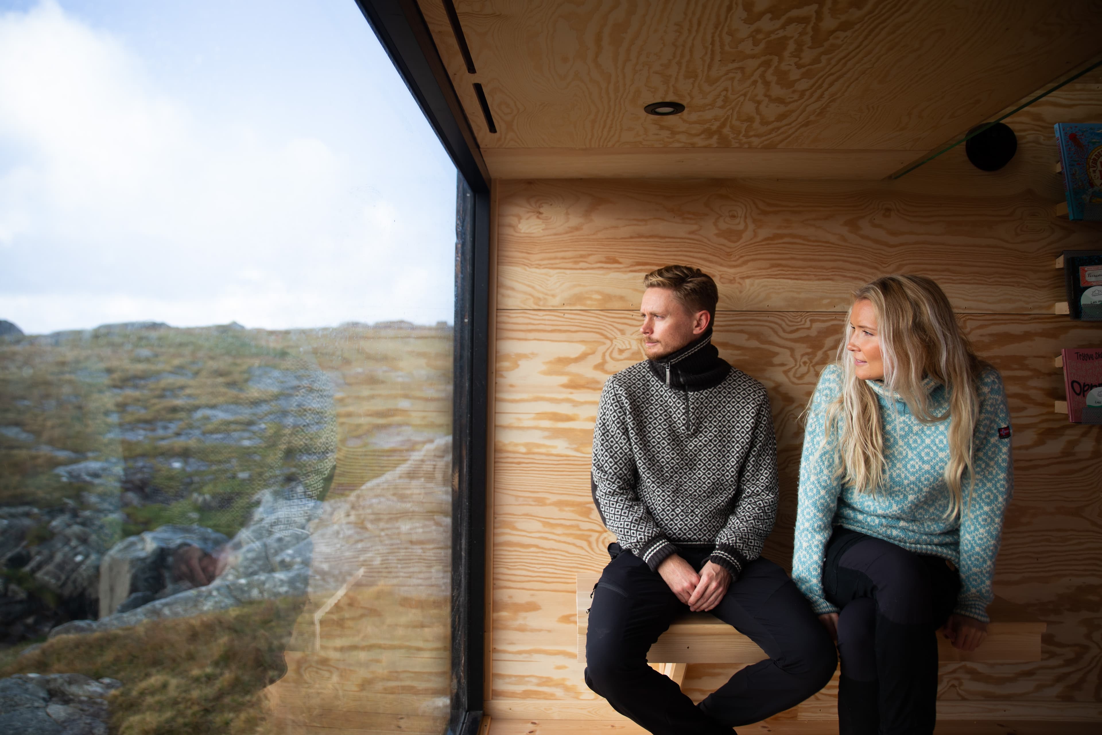 Vindballhytta på Utsira