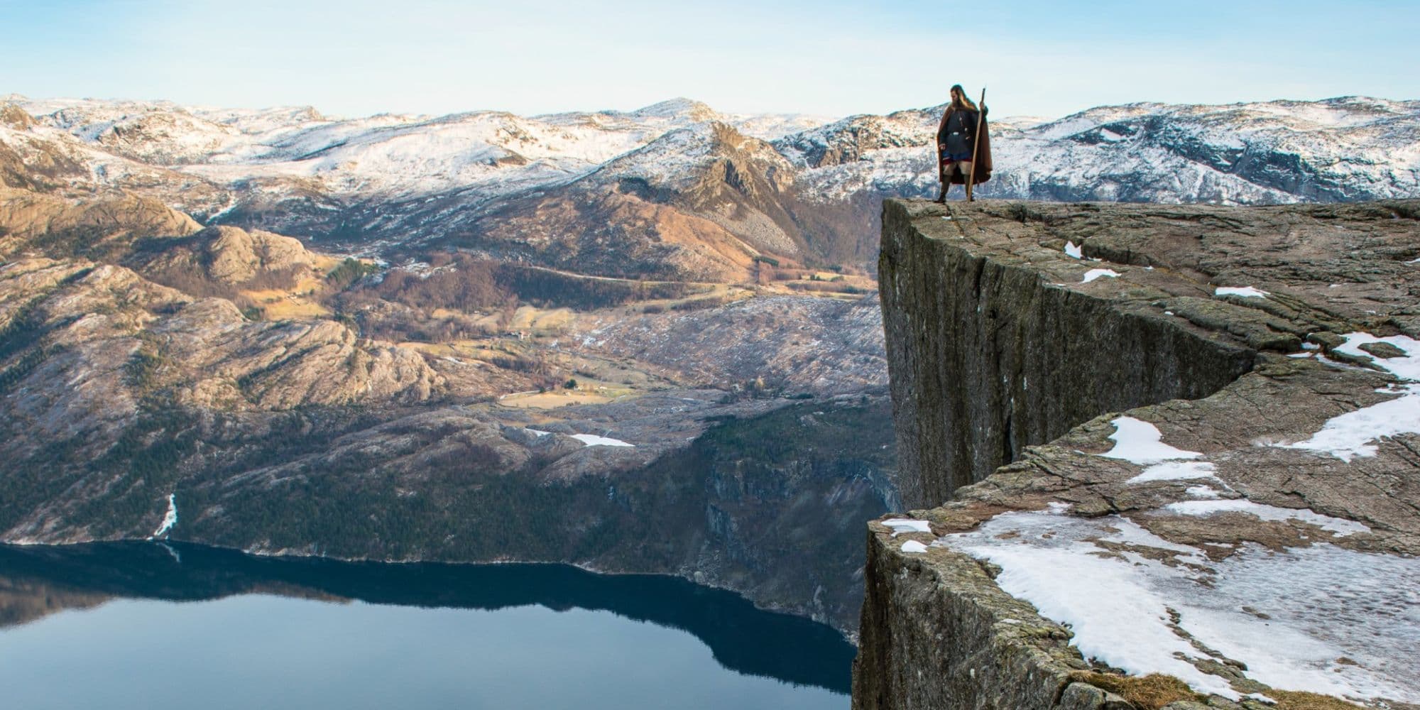 Viking på Preikestolen