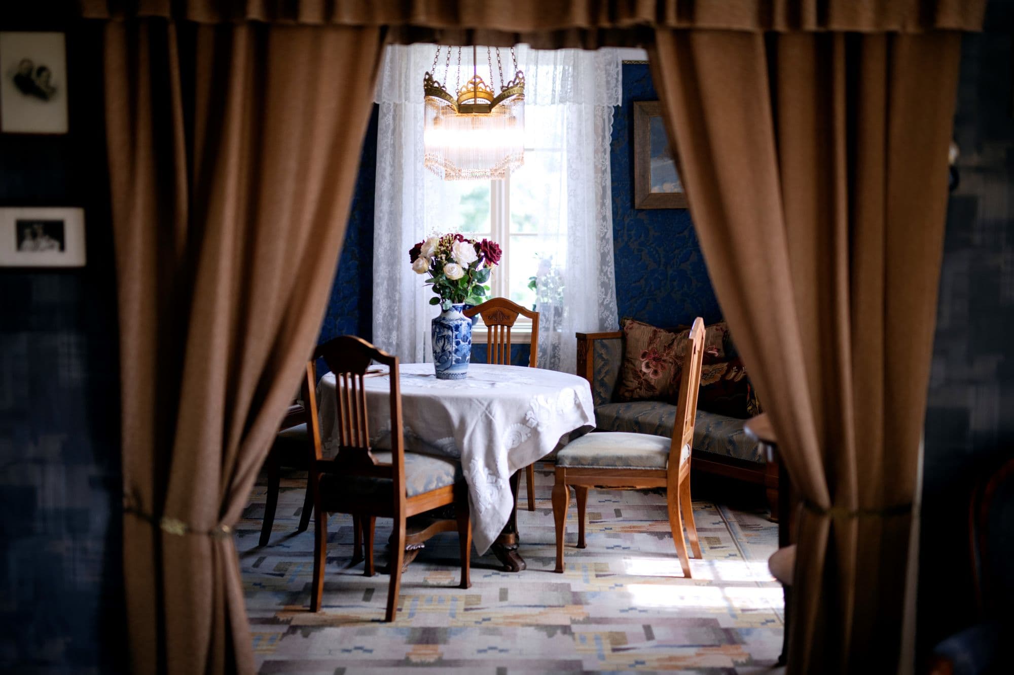 Exhibition living room at Holmeegenes